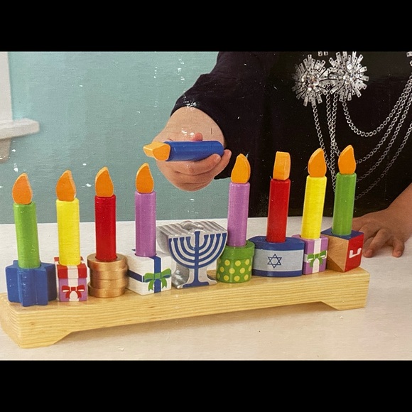 KidKraft Children’s Play Menorah - Picture 4 of 6